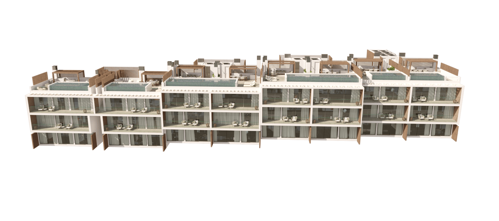 All the apartments